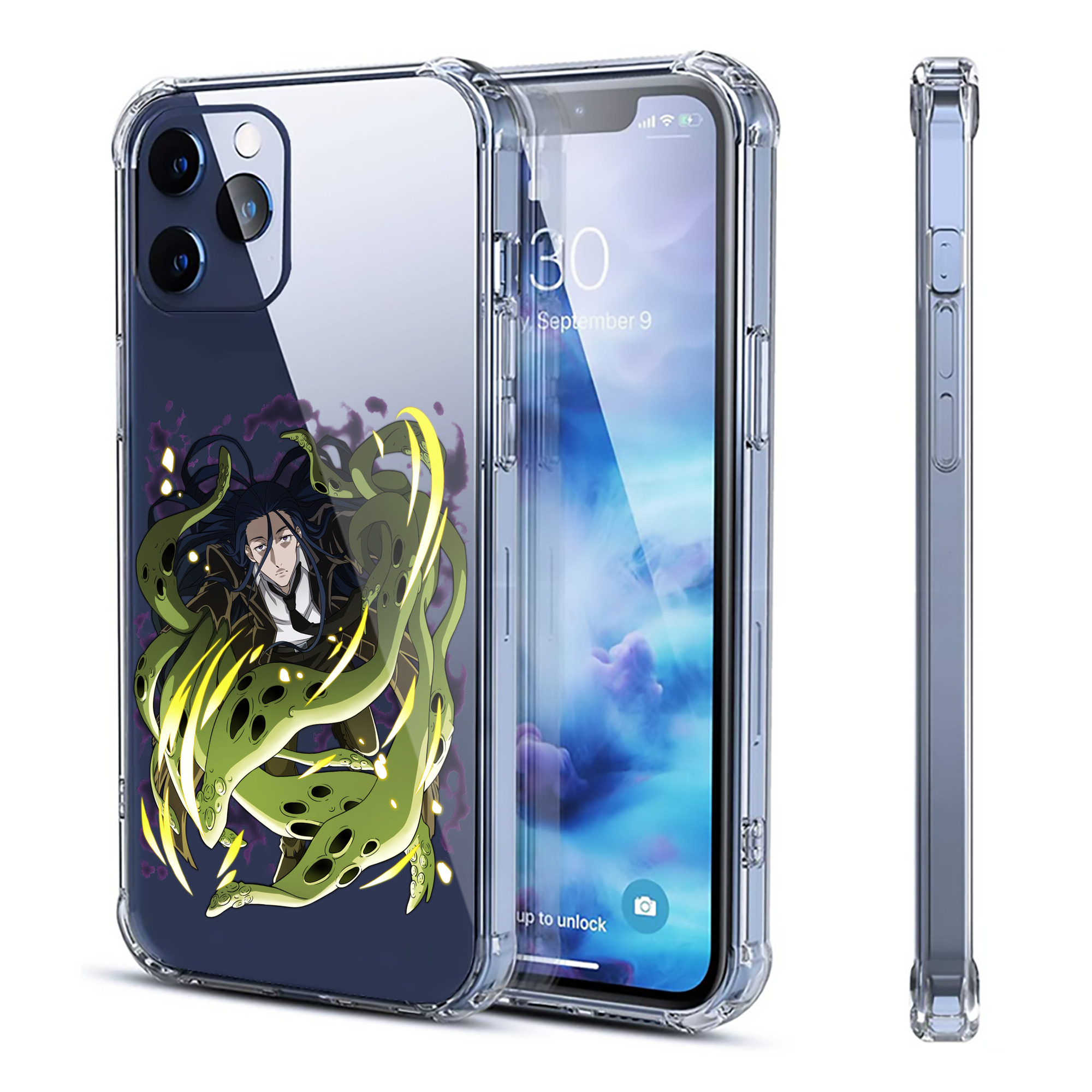 （画像用） 文豪ストレイドッグス Bungo Stray Dogs 【iPhone 12シリーズ対応】透明スマホケース（クリアソフトケース）